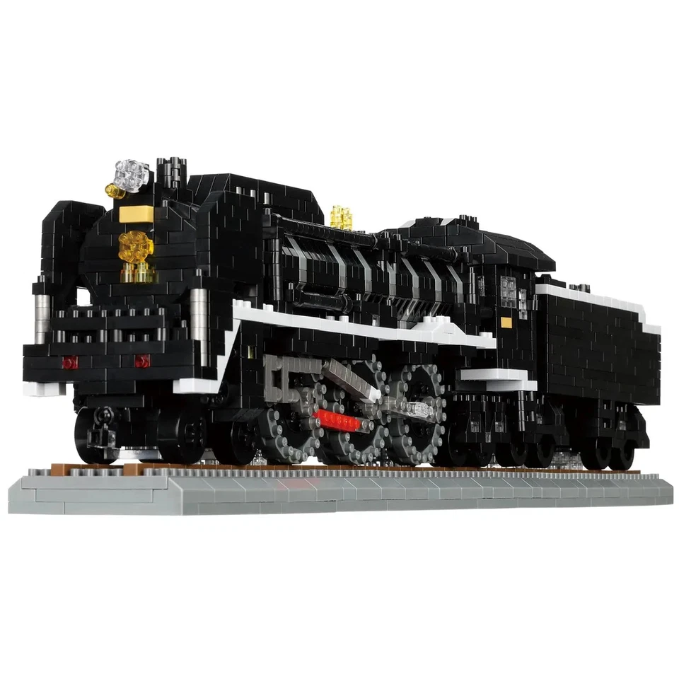 Japan NEW Kawada Nanoblock Steam Locomotive Deluxe Edition NB-062 7×42×21cm - Image 3 of 4