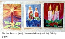 Holiday Notecards, 4 pack.  NEW.