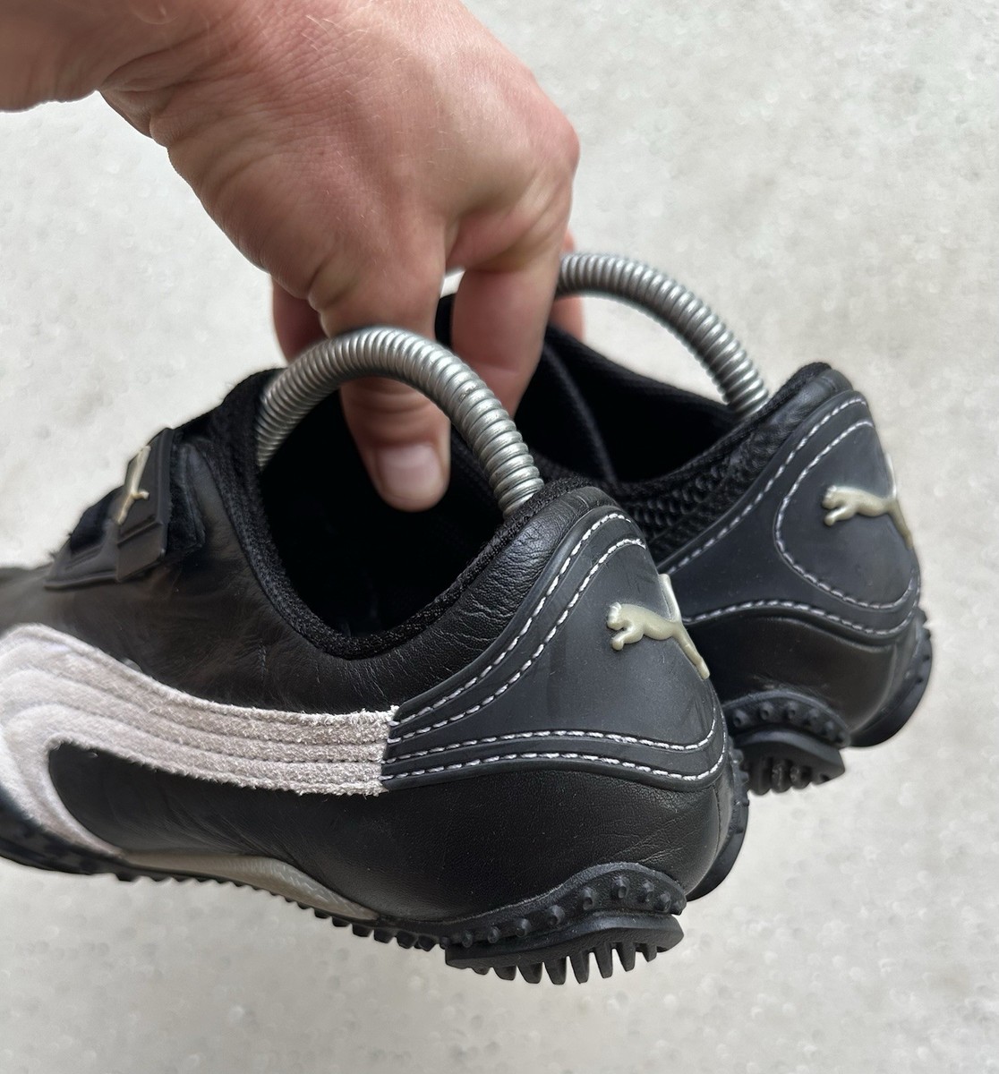 Vintage 2000s Puma Amoko Mostro y2k Black Style Sneakers Shoes