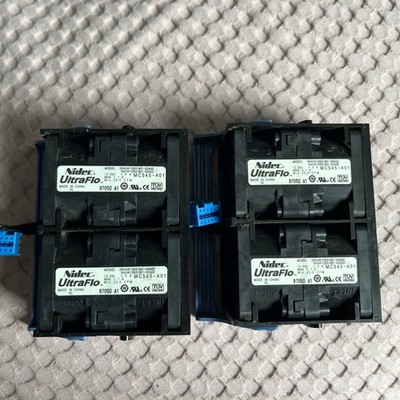 4 Stück Nidec UltraFlo Server Gehäuselüfter 12V 1.1A 2R40W12BS1BC-02A02