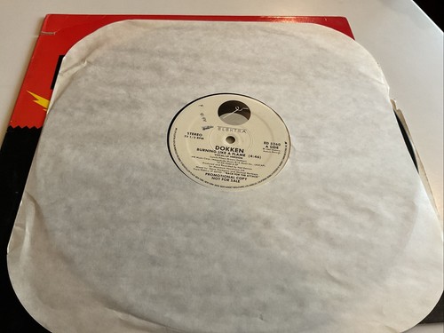 DOKKEN LP PROMO COPY ''BURNING LIKE A FLAME'' SINGLE ELEKTRA EXCELLENT CONDITION - Picture 5 of 6