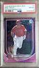 2025 Bowman Mega Mike Trout /299 Chrome Fuchsia PSA 8 Angels