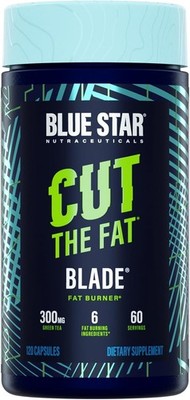 Blue Star Nutraceuticals Blade Thermogenic Fat Burner 120 Veggie Capsules
