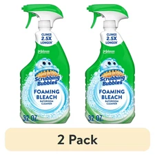 Scrubbing Bubbles Foaming Bleach Bathroom Cleaner, 32oz Spray – (Pack of 2)