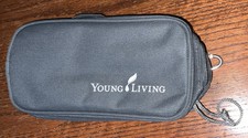 NEW Young Living Grey/Black Essential Oils Travel Carrying Case