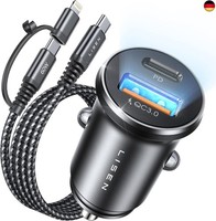 Lisen ZigarettenanzüNder Usb C Auto LadegeräT 54W Pd&Amp;Qc3.0 Kfz LadegeräT Us