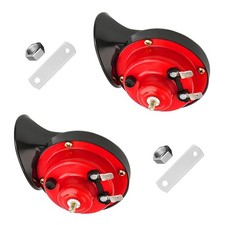 2 PCS Super Loud Train Horns, 12V Waterproof Snail Raging Sound Electric Horn...