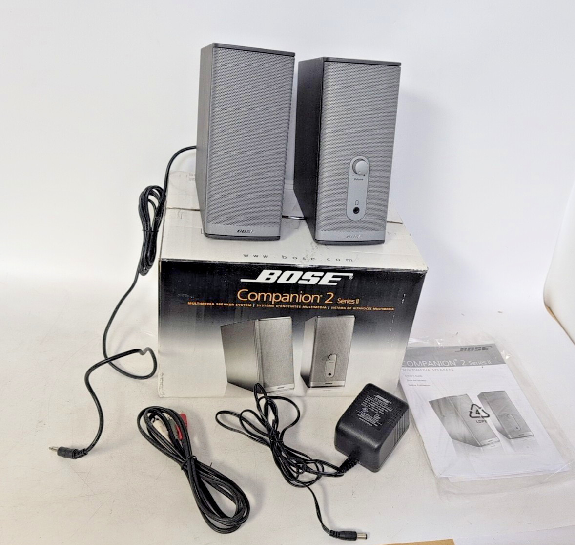 Bose Companion 2 Series II Multimedia Computer PC Speakers S