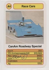 1986 Ace Trumps Race Cars CanAm Roadway Special #A4