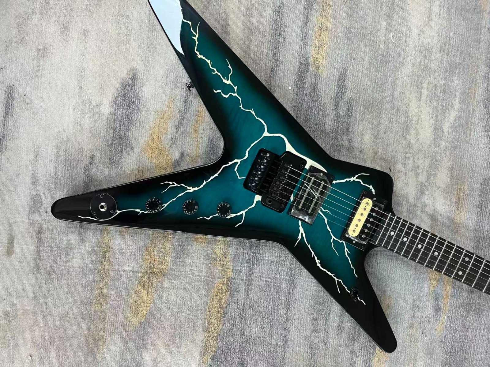 Chitarra elettrica, 6 corde, nuovissima, alta qualità, stili nuovi, spedizione gratuita foto 3