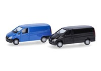 Herpa Minikit 1:87 Bausatz Mercedes-Benz Vito Kasten H0 014229