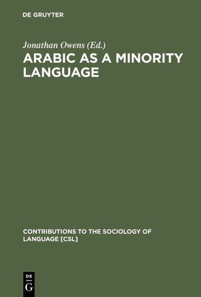 Arabic As A Minority Language Jonathan Owens-image