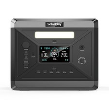 SolarPlay Q2501 2160Wh LiFePO4 Tragbare Powerstation Camping Solargenerator …