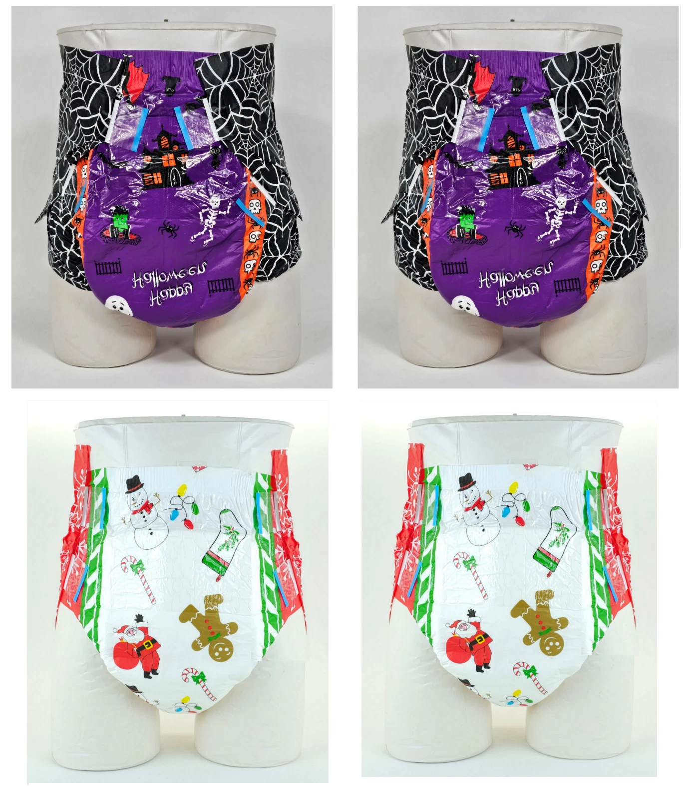 SUMMER SALE! - Halloween Christmas Diapers Medium 28"-40" Mixed Case/4 Packs
Opens in a new window o