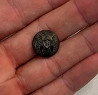 Scarce Oversized Eagle-R Rifleman Cuff Button dug at Fort Fillmore New Mexico