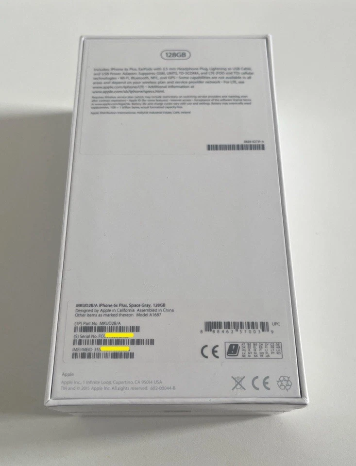 New Sealed Old Stock Apple iPhone 6S Plus 128gb - Rare iOS 11 Collectors - Image 3 of 3