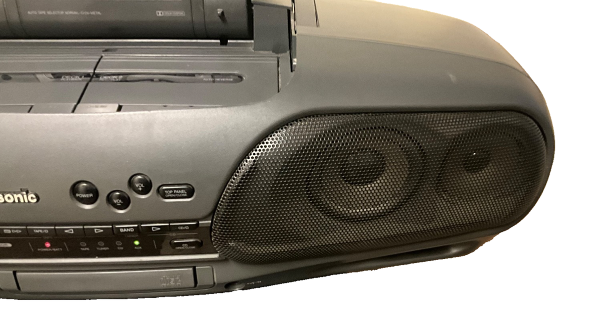 Panasonic RX-DT707 CD, Cassette Radio Cobra Head w/Remote (Tested