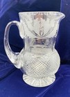 Edinburgh Crystal Thistle Whiskey Pitcher – Cut & Etched Scotland Heavy — photo 8