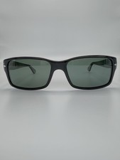 Persol Black Acetate Frame Green Polarized Lens PO2803S 95/58 New-Minor Flaws