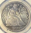 1841 $1 Seated Liberty Dollar PCGS Genuine XF Detail Cleaned 30% XF List Price