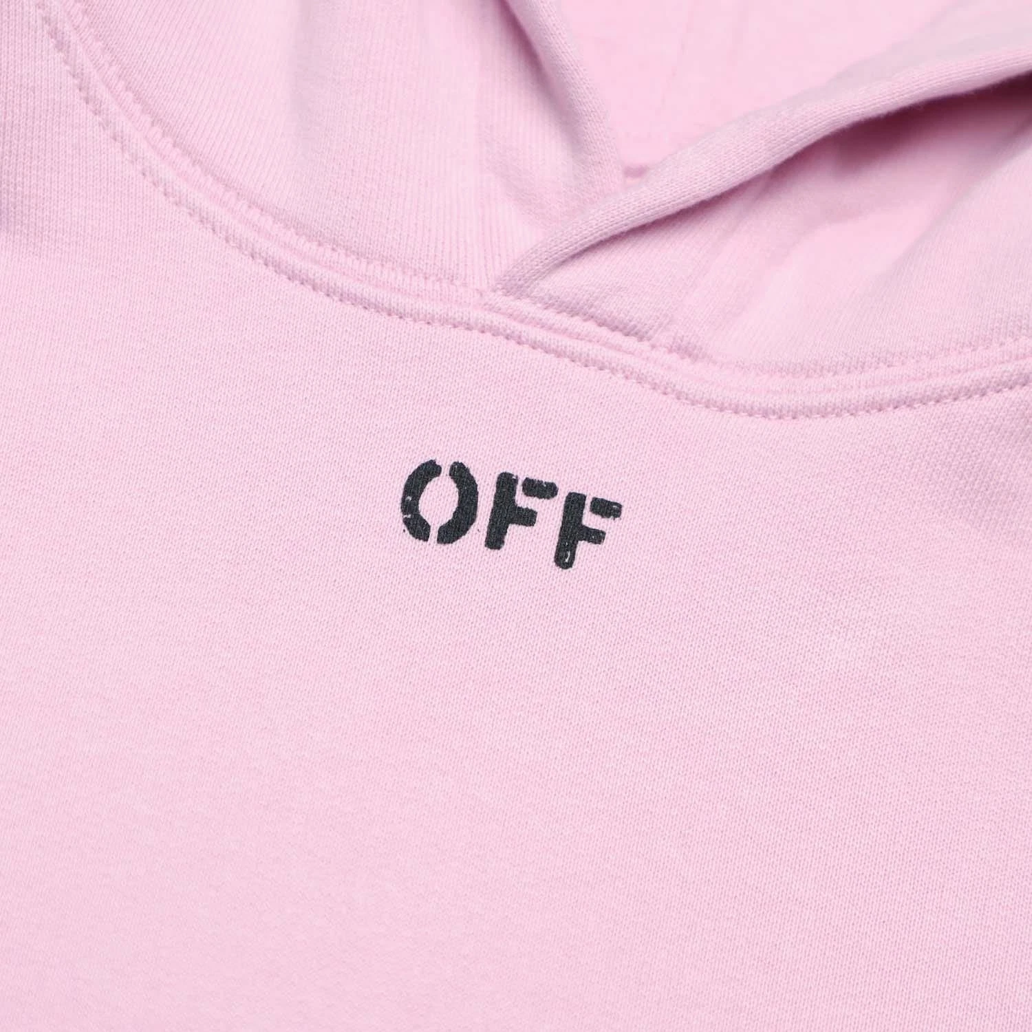 OFF WHITE Felpa con cappuccio rosa bambina Off White Junior Off Stamp