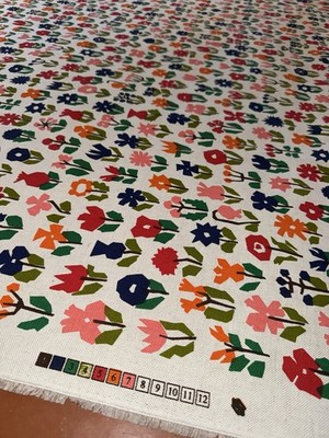 Alexander Girard  April  1960 Textile Panel   58x79    Herman Miller Era   Rare