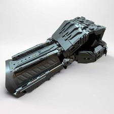 Cyberpunk Robótico Brazo Mecánico Guantes Esqueleto Brazador Armadura Juguete Usable Nuevos Accesorios