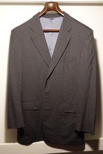 Abito recente ($ 4000 rrp) su misura Ercole New York sarto 2 pezzi, fatto a mano, fila Savile