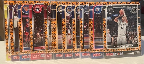 2024-25 Haunted Hoops Pumpkin Parallel Near Complete Set 296 Out Of 300 Castle