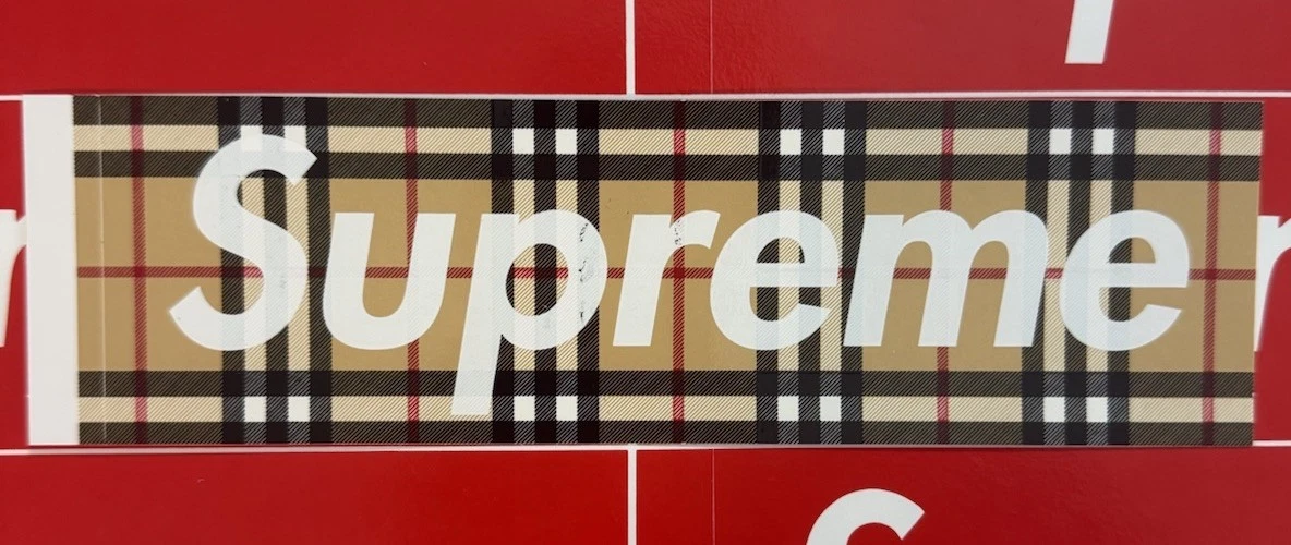 Supreme Box Logo Sticker for sale | eBay
