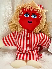 Herrington Teddy Bears Merry the Cranberry 12” Rag Doll w/ Tag COA Collectible