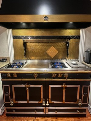 60  La Cornue Chateau 150 Dual Fuel Range CH7HSGEU11 With Matching Hood