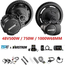 48V 500W 750W 1000W Tongsheng Mid Drive Motor Torque Sensor EBike Conversion Kit