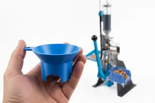 Powder Hopper Funnel for Dillon Square Deal B Reloading Press – Color Blue – New