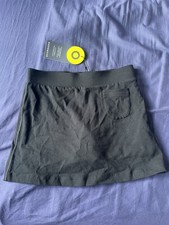 Marks & Spencer Girls School Black PE Kit Skort,  6-7 skirt m and s shorts 