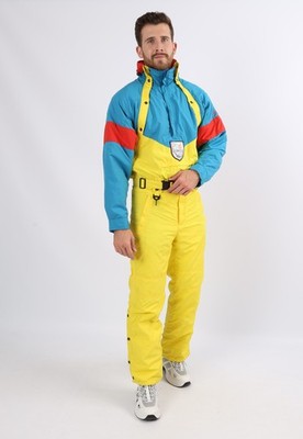 Vintage Skianzug 90er NEVICA UK M 38'' Brustumfang (7ED)