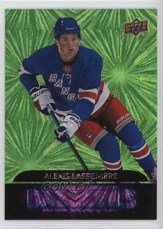 2020-21 Upper Deck Dazzlers Green Alexis Lafreniere Alexis Lafrenière #DZ-81 7o3