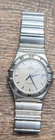 Rare Vintage Omega Constellation 1552/862 34mm Silver Swiss Quartz Men's Watch