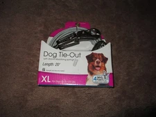Dog Tie-out 20' Cable XL Up To 125lb Heavy Duty Shock Absorbing Spring
