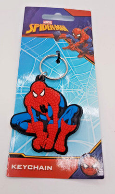 Spider-Man - Klassisch  Spiderman Gummi Schlüsselanhänger keychain NEW NEU