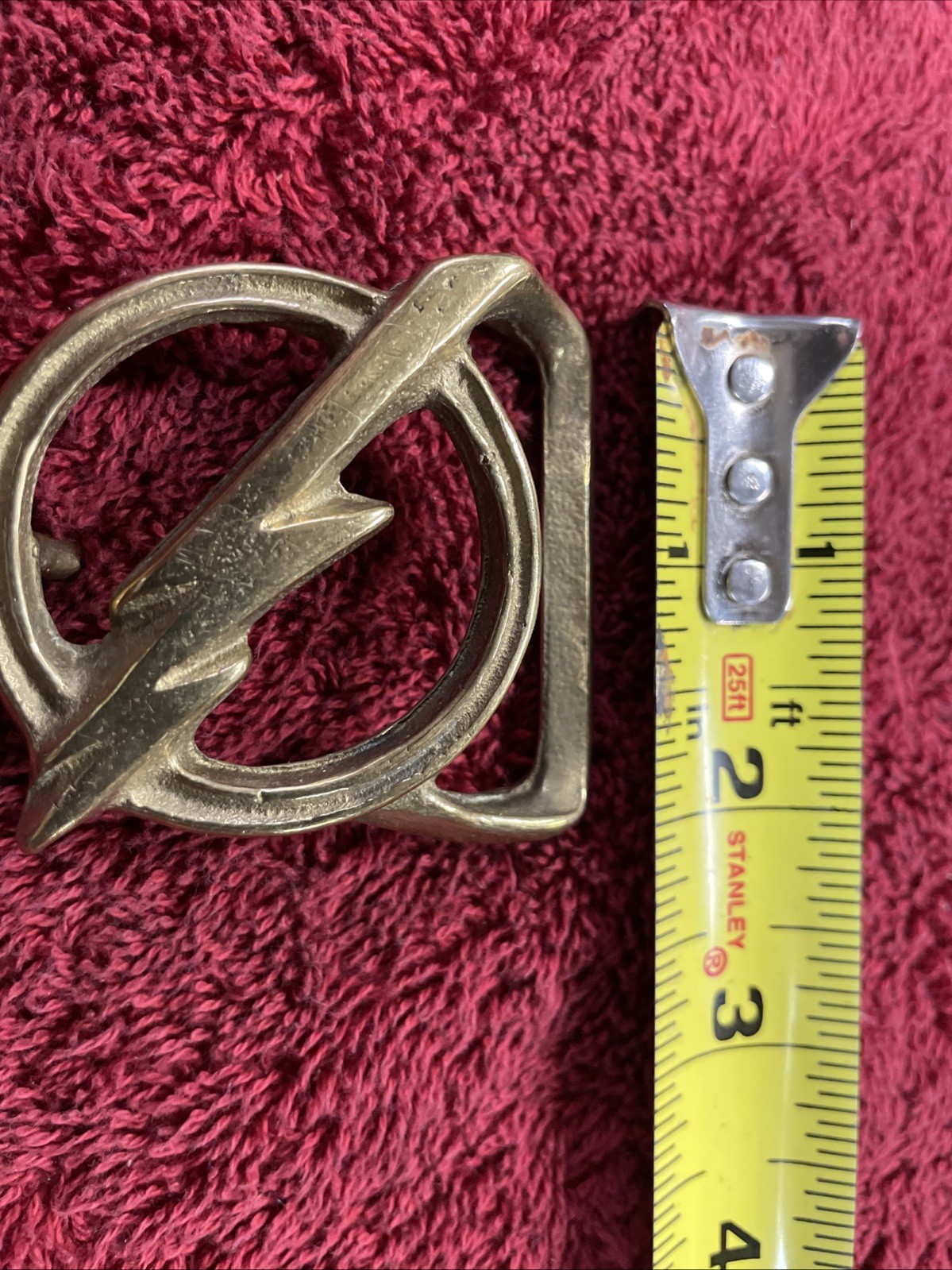 Vintage 1970s Trinity Solid Brass Lightning Bolt … - image 9