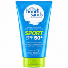 Bondi Sands Sport SPF 50+ Sunscreen Lotion 150ml UVA UVB Water Resistant