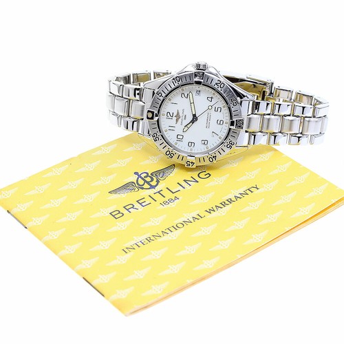 BREITLING A17035 Colt Date Automatic Mens Wristwatches Stainless steel Rank AB - Picture 7 of 7