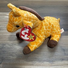 Vintage 1995 Ty Beanie Baby  Twigs  the Giraffe w/Tags 6  Animal Toy Plush