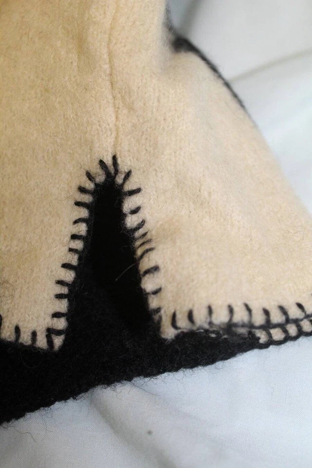 Chaleco de Lana Estampado Vaca SUSAN BRISTOL De Colección Excelente Estado Talla Mediana Foto 4 de 4