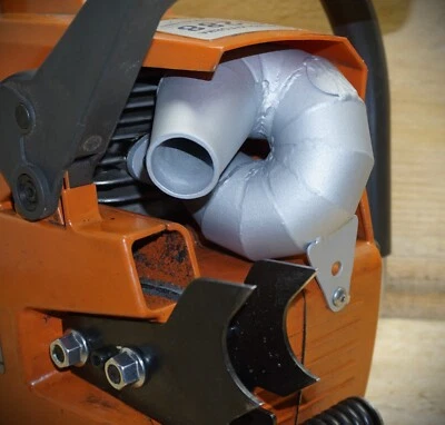 keg fab twisty super single port muffler mod pipe husqvarna 288xp 288