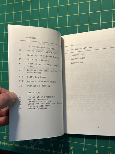 PC-Draw Reference Manual for the IBM PC - Picture 5 of 6