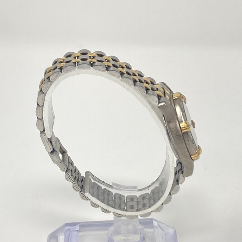 Liz Claiborne Watch Women 28mm Silver Gold Tone Green Dial WR 30M New Battery 7" - Picture 9 of 21
