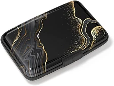 Tarjetero Para Tarjetas De Credito Mini Tarjetero De Aluminio Con Bloqueo Rfid