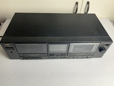 JVC TD-W97 Dual Cassette Deck. Tested/Working